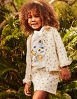 Off white t-shirt with sunflower pattern FALIONETTE / 23E2PF81TML001