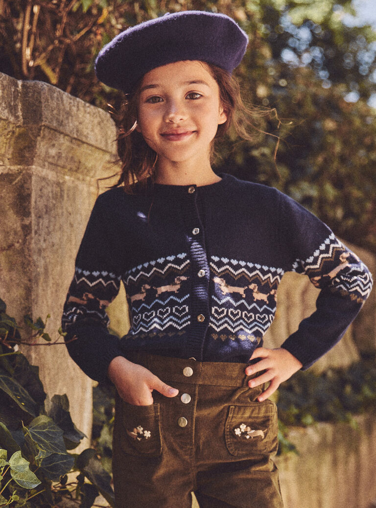 Navy CARDIGAN NUDOGUETTE / 25H2PFQ1CAR070