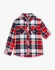 Child boy's plaid twill shirt CECHEMAGE / 22E3PG81CHM050