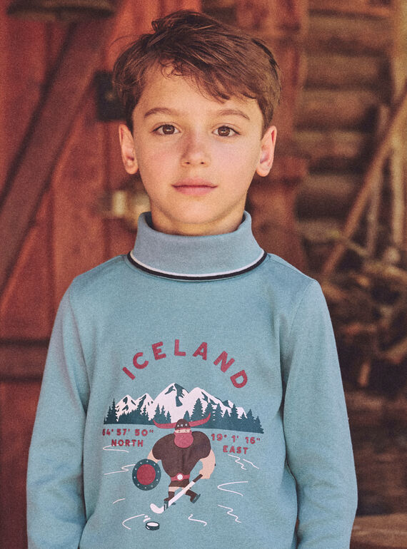 Blue TURTLE NECK NLUHOCAGE / 25H3PGX1SPLC219