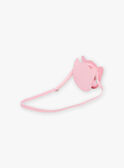 Sequined shoulder bag pink cat shape child girl CRAKOETTE / 22E4PFN1BESD315