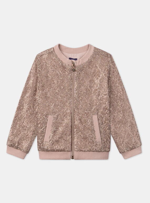 Pink copper JACKET LOICAETTE / 24H2PFU1VESK007