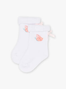 Set printed blouse, knit pants and socks birth girl COURTNEY / 22E0CFC2ENS613