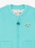 Turquoise WAISTCOAT ZATITOUAN / 21E1BGU1GIL202