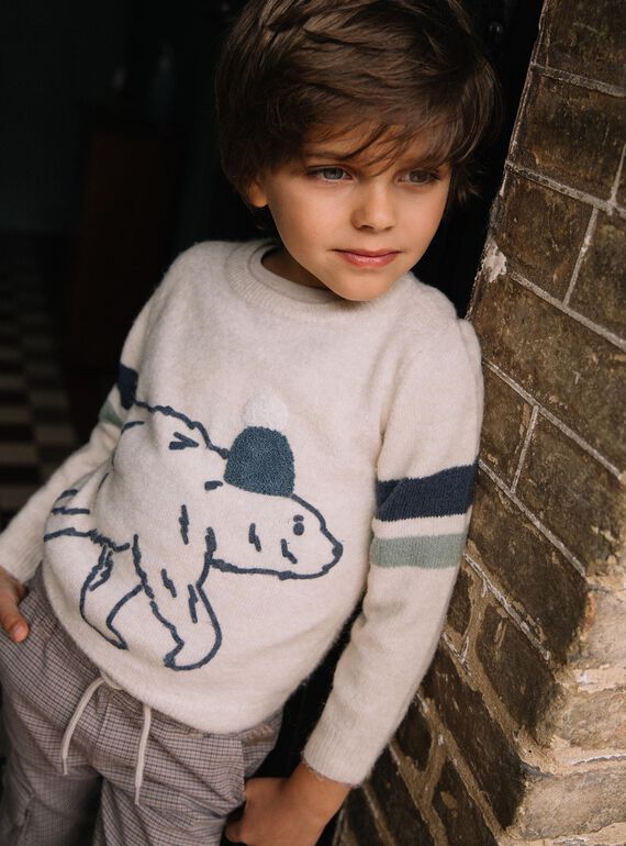 Polar bear sweater DESERTAGE / 22H3PGR2PULA011