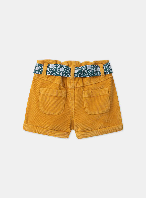 Yellow SHORTS LALULU / 24H1BFO1SHO107