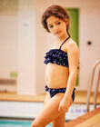 Child girl 2-piece navy blue swimsuit CLIFOETTE / 22E4PFO4D4L070