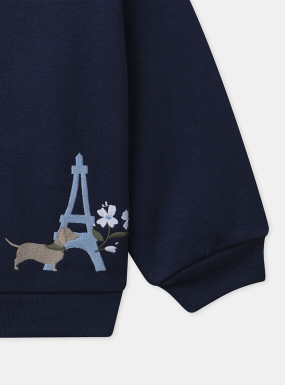 Navy SWEAT SHIRT NUNULETTE / 25H2PFQ1SWE070