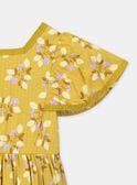Yellow dress with lemon motifs KOROBETTE / 24E2PFD2ROB107