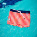 Baby boy striped swim shorts