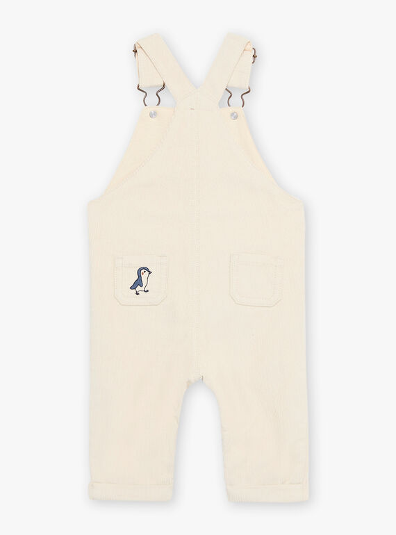 Off white corduroy long jumpsuit DASACHA / 22H1BGY1SALA001