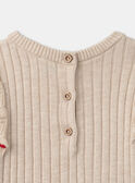Heathered off white DRESS LALORETTE / 24H2PFR3ROB006