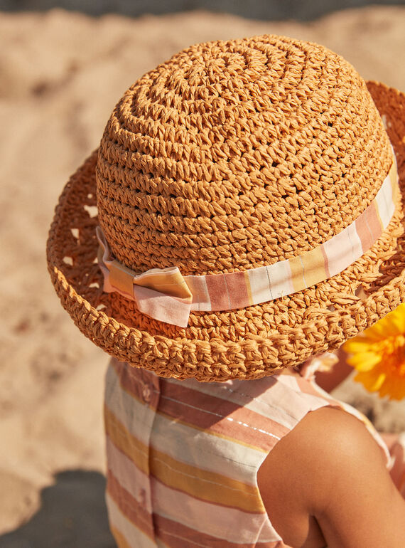 Natural straw hat FAURIKA / 23E4BFP1CHA009