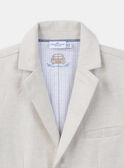 Beige blazer-style jacket KRELINAGE / 24E3PGL1VESA016