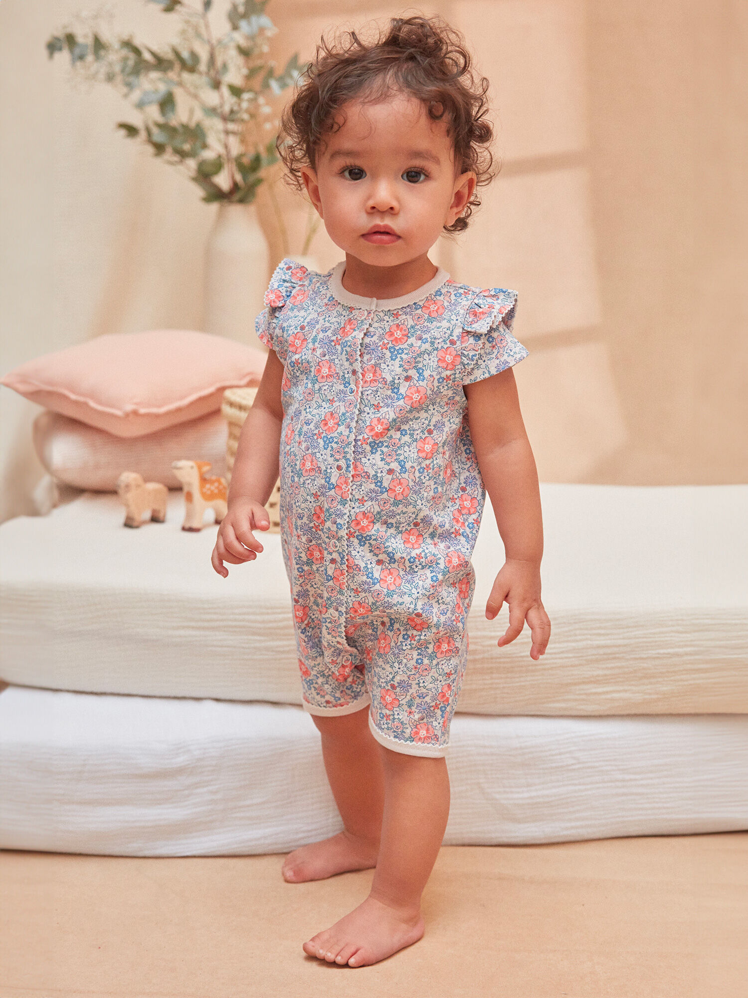 Baby pyjama bottoms with feet top