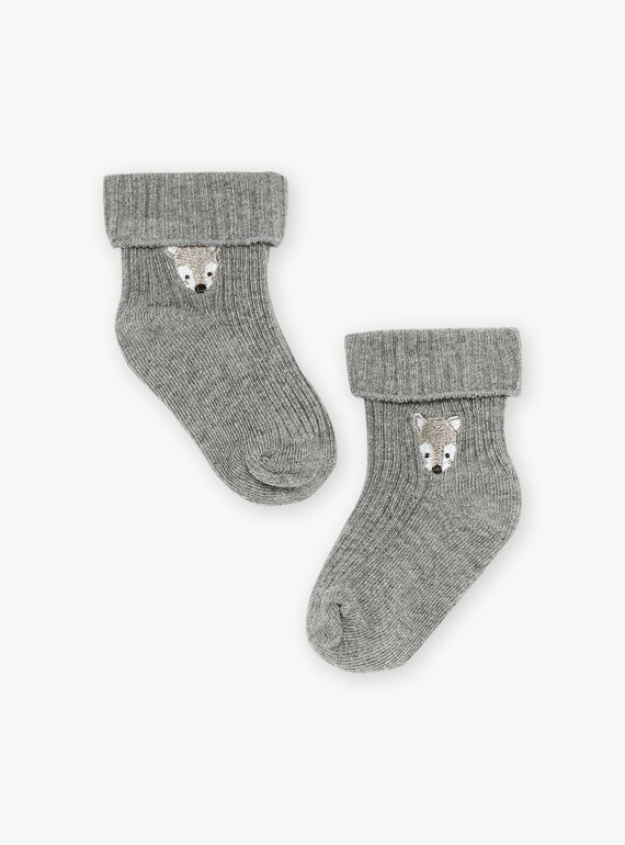 Light gray top, pajama bottoms and socks GODSON / 23H0CGL2ENSJ920
