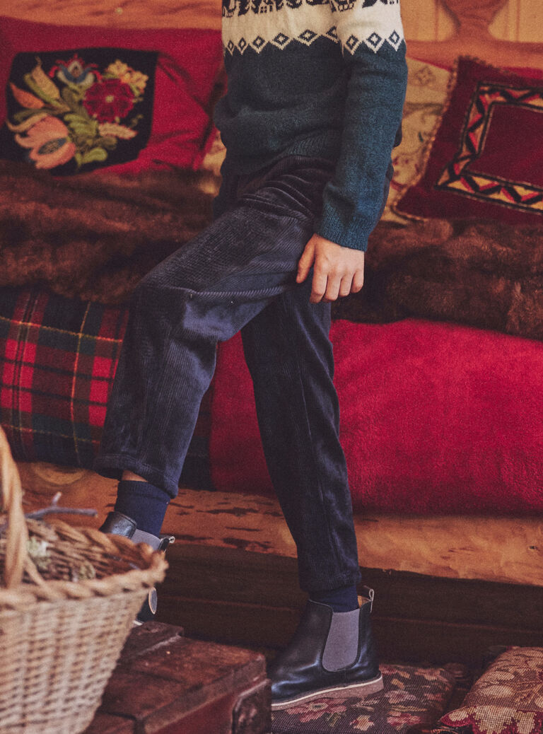 Navy COMFORT PANTS Navy COMFORT PANTS NLUSOFAGE / 25H3PGX1CFP705