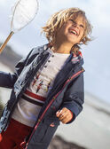 Child boy's 3-in-1 night blue raincoat CAPOLINAGE / 22E3PGG2IMP713
