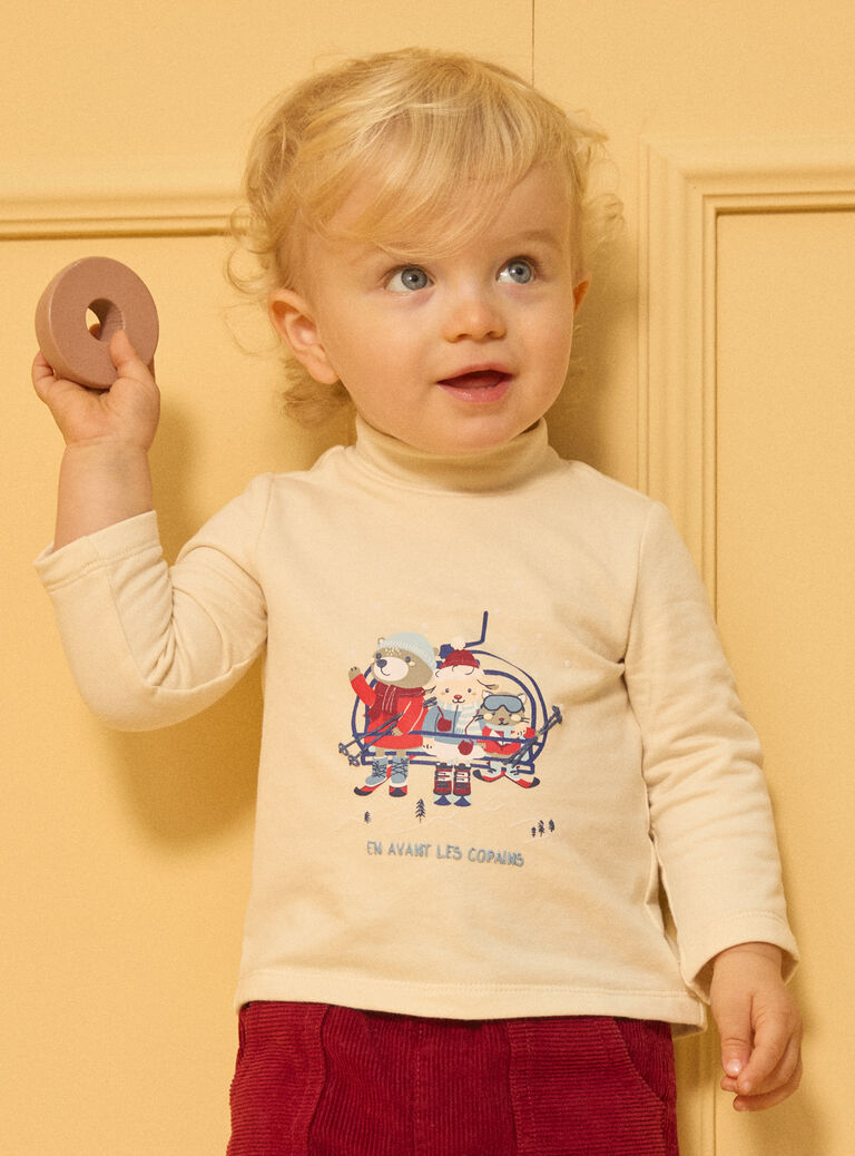 Off white TEE SHIRT LS LASEDOU / 24H1BGR2TMLA001