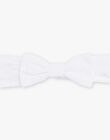 baby girl white headband with floral print CAJODDY / 22E4BFH1BAN001