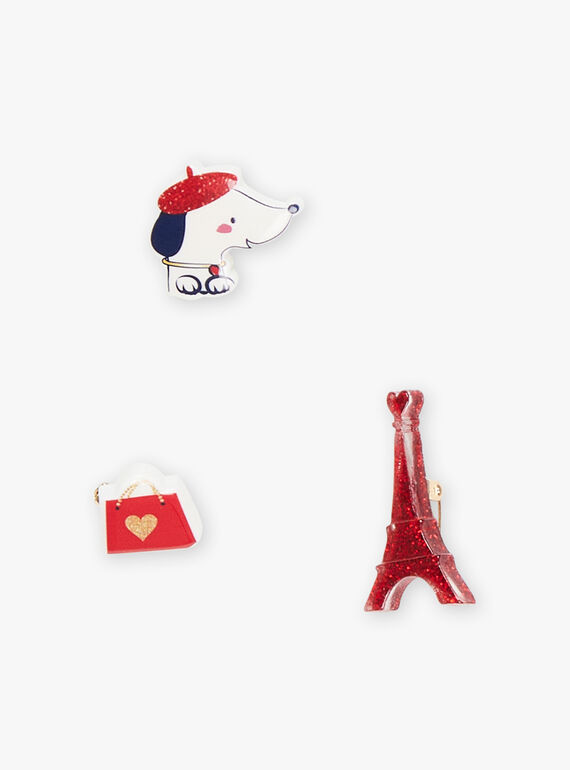 Set of 3 fancy badges DUNINETTE / 22H4PFB1BAD001