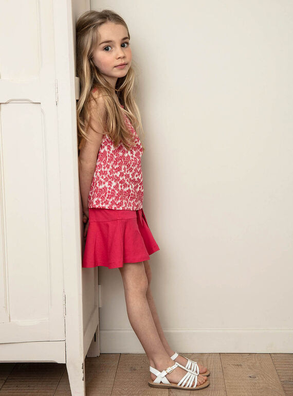 Pink tank top child girl ZLYNETTE1 / 21E2PFL2DEB304