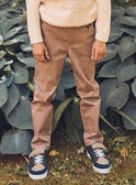 Brown PANTS NIBESTAGE / 25H3PGS1PAN821
