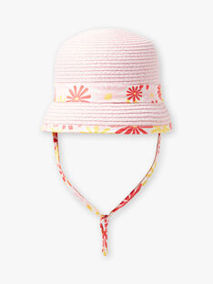 Baby Girl Pink Straw Hat TYGWEN / 20E4BFZ1CHA312