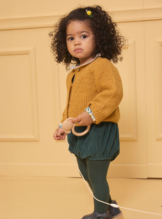 Heather yellow CARDIGAN LALILY / 24H1BFO1CARB111