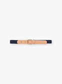 Baby boy dark blue jeans with belt BIDISAGE / 21H3PGJ1JEAP270