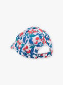 Ecru cap with floral print KLUCASETTE / 24E4PFG2CHA001
