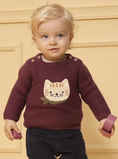 Burgundy PULLOVER Burgundy PULLOVER LAKEVIN / 24H1BGM1PUL501