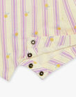Vanilla jumpsuit in canvas with stripes print FAPATSY / 23E1BFO1CBL114