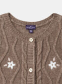 Brown CARDIGAN WHITHOUT SLEEVES NIFLORETTE / 25H2PFL1CSM821