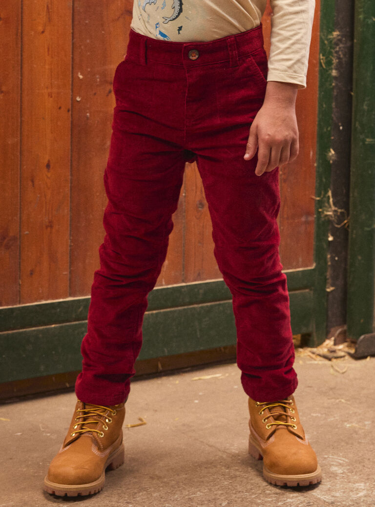 Burgundy PANTS Burgundy PANTS LAROVAGE / 24H3PGR2PAN501