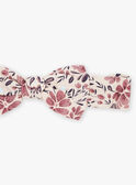 Beige headband with floral print GAKARINE / 23H4BFH1BAN080