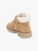 Child boy camel furry boots BANUBAGE / 21F10PG51D0D804