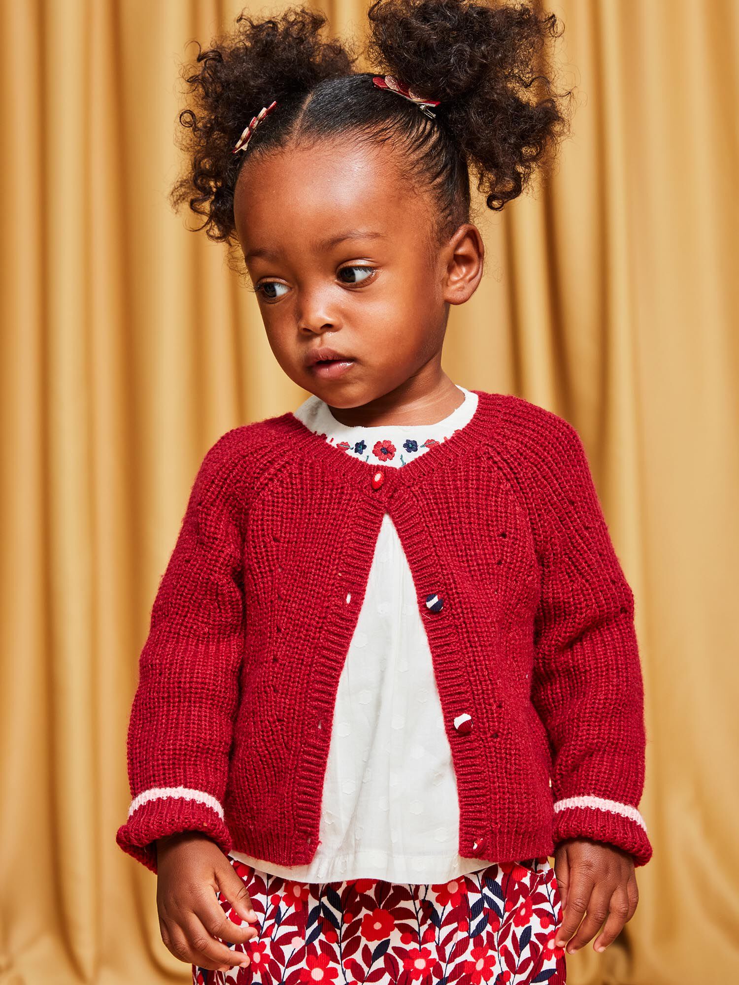 Baby 2025 red cardigan