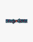 Baby girl duck blue headband with floral print BAGUSTA / 21H4BF91BAN714