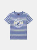 Violet blue TEE SHIRT SS MEMONKAGE / 25E3PG81TMC221