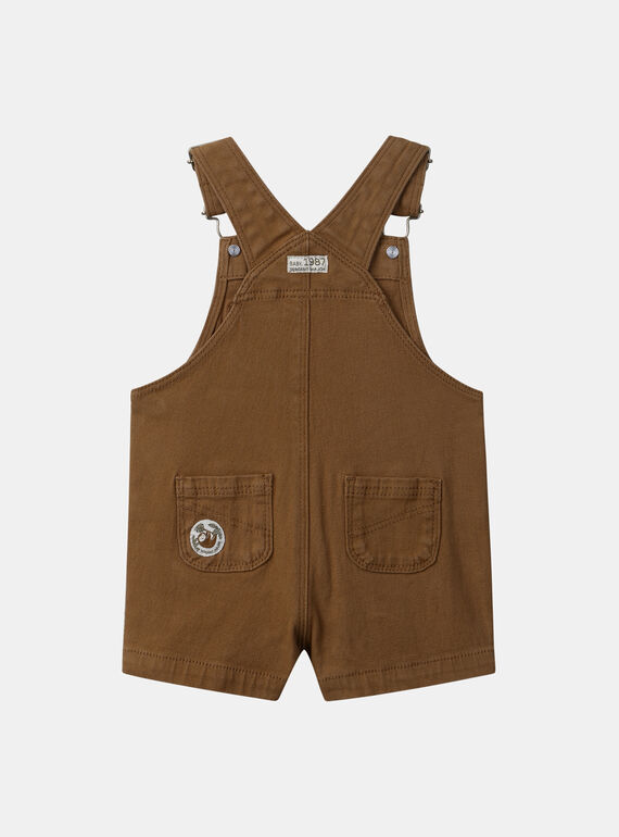 Brown SHORT DUNGAREES MAOMAR / 25E1BGO1SAC802