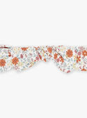 Flower-print vanilla headband GAAIMEE / 23H4BF71BAN114