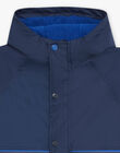 3 in 1 blue hooded raincoat DACIRAGE / 22H3PGG1IMP622