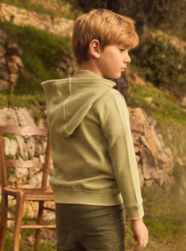 Light green KIDS CARDIGAN Light green KIDS CARDIGAN MLESSAGE / 25E3PGO1GILG600