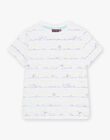 Child boy white T-shirt COARAGE / 22E3PGN2TMC000