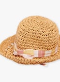 Natural straw hat FAURIKA / 23E4BFP1CHA009