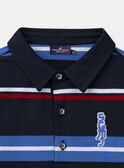 Navy POLO SHIRT NOSTRAGE / 25H3PGP1POL705