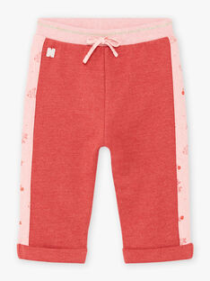 Baby girl pink jogging pants BAINA / 21H1BFJ1JGBD332