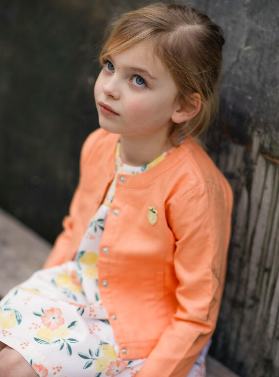 Light orange BLAZER ZIJAKETTE / 21E2PFO1VES406