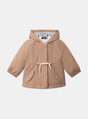 Light brown PARKA LIMAUD / 24H1BF61PAR809